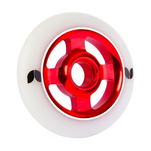 White/Red Blazer Pro Stunt Scooters Aluminium Core 100mm Wheel 