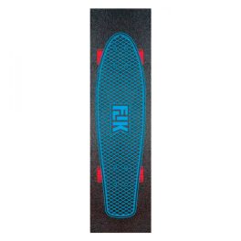 Tamkyo 22inch Cruiser Fish Skateboard Sandpaper Skate Deck Stickers Fishboard Griptape Tapes Black 