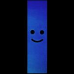 Flik Glow in the Dark Smile Grip Tape - Blue