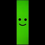 Flik Glow in the Dark Smile Grip Tape - Green