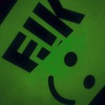 Flik Glow in the Dark Smile Grip Tape - Green