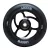 Lucky Torsion 110mm Kerék - Fekete