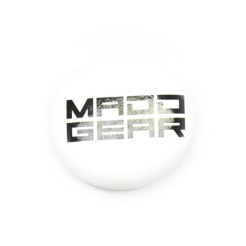 MGP Madd Gear Kitűző - Fehér/Fekete