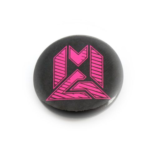MGP Logo Button - Black/Pink