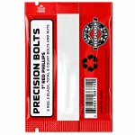 Independent Phillips Bolt Set with Tool - 1" Black Red