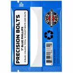 Independent Phillips Bolt Set with Tool - 1" Black Blue