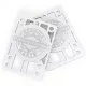 Independent Genuine Parts 1/8" Alátétek - Fehér
