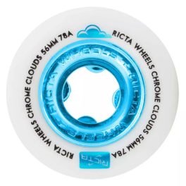 Ricta Wheels Chrome Clouds 56mm Wheels - Blue