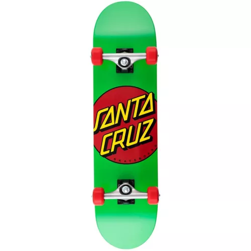 Santa Cruz Classic Dot 7.8" Skateboard - Green
