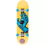 Santa Cruz Screaming Hand 7.75" Skateboard - Yellow