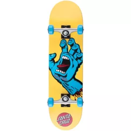 Santa Cruz Screaming Hand 7.75" Skateboard - Yellow