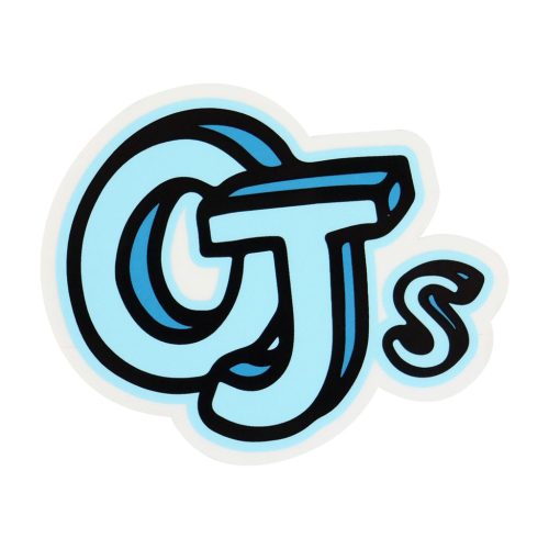 OJ Sketchbook Mylar Sticker - Blue