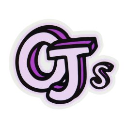 OJ Sketchbook Mylar Sticker - Purple
