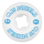 OJ Elite From Concentrate Hardline 52mm Skateboard Wheels - White Blue