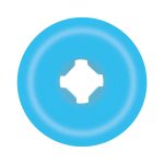 Slime Balls Vomit Mini II 53mm Kerekek - Kék