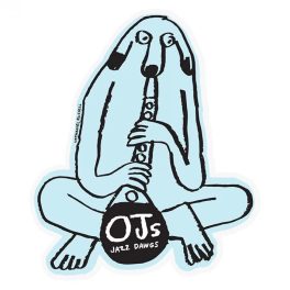 OJs Jazz Dawgs Sticker