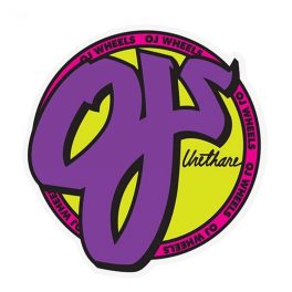 OJ Sticker - Purple Yellow Pink