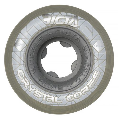 Ricta Crystal Cores 54mm Wheels - Grey Clear