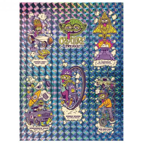 Creature A5 Freaks Prismatic Sticker Pack