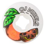 OJ Elite From Concentrate Hardline 53mm Skateboard Wheels - White Orange
