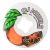 OJ Elite From Concentrate Hardline 53mm Skateboard Wheels - White Orange