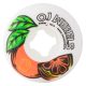 OJ Elite From Concentrate Hardline 53mm Skateboard Wheels - White Orange