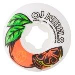 OJ Elite From Concentrate Hardline 52mm Skateboard Wheels - White Orange