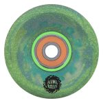 Slime Balls OG Slime Light Ups 60mm Wheels (+ bearings) - Green Glitter