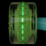 Slime Balls OG Slime Light Ups 60mm Wheels (+ bearings) - Green Glitter