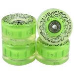 Slime Balls OG Slime Light Ups 60mm Wheels (+ bearings) - Green Glitter