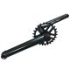 Kink Ridge 165mm Crankset with Sprocket - Black - NO PACKAGING 