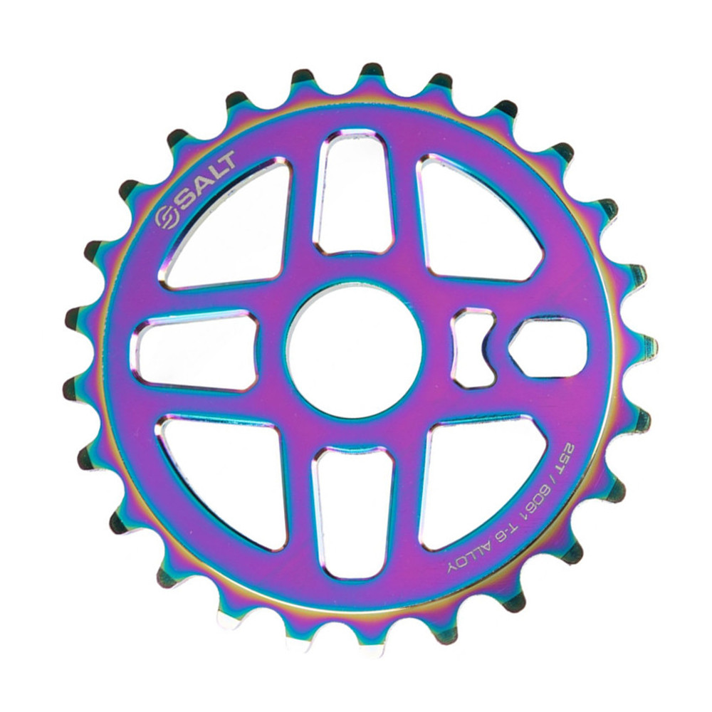 Oil clearance slick sprocket