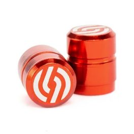 Salt CNC Schrader Cap - Red
