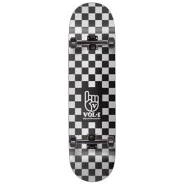 Vol.1 Checker 7.75" Gördeszka - Fekete Fehér