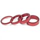 Salt Headset Spacer Set - Red