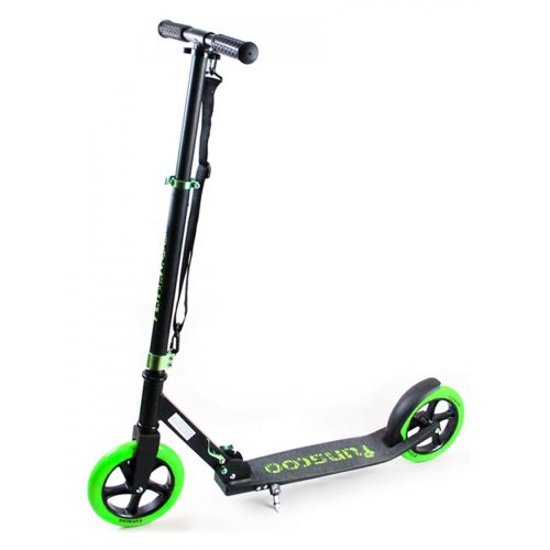Funscoo 200 Scooter - Black / Green