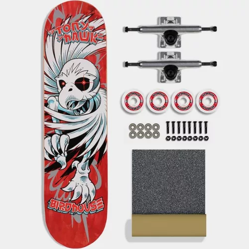 Birdhouse Hawk Spiral Red Kit 8" Skateboard