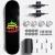 Sushi Pagoda Logo Kit 8.125" Skateboard - Black Rasta 