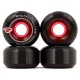 Enuff Corelites 52mm Skateboard Wheels - Black Red