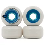 Enuff Corelites 52mm Skateboard Wheels - White Blue