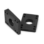 Mindless 2 Angled Risers and 8 Bolts - Black