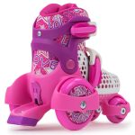 SFR Stomper Adjustable Quad Skate - Pink White