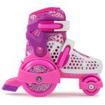 SFR Stomper Adjustable Quad Skate - Pink White
