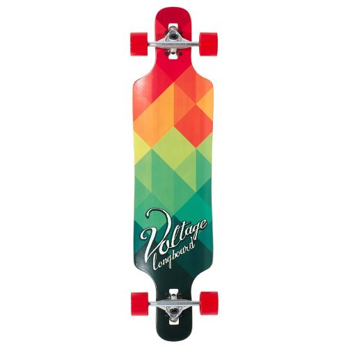 Voltage DT Longboard 39" - Red Green