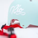 Rio Roller Script Helmet - Matte Teal