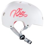 Rio Roller Script Helmet - Matte White