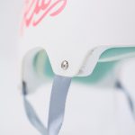 Rio Roller Script Helmet - Matte White