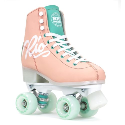 Rio Roller Script Quad Skate - Peach Green