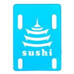 Sushi Pagoda Riser - Clear Blue