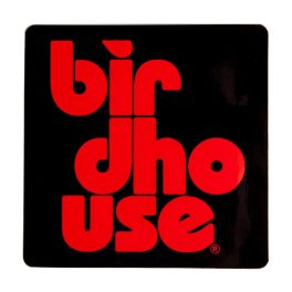 Birdhouse Sticker - Red